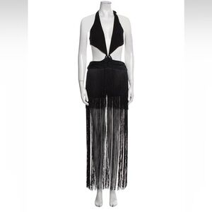 Michael Costello x Revolve Halterneck Mini Dress (Size S)